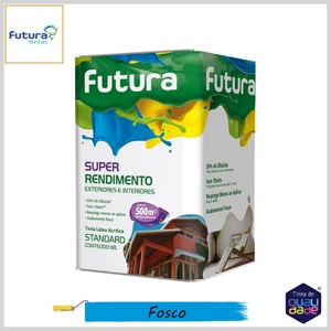 Tinta Látex Acrílico Super Rendimento Standard Fosco, 18lt