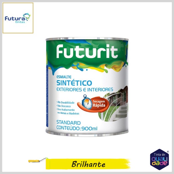 Esmalte Sintético Futurit Standard Brilhante, 900ml